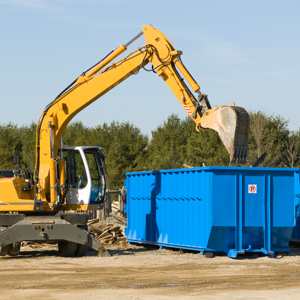 what size residential dumpster rentals are available in Tampico